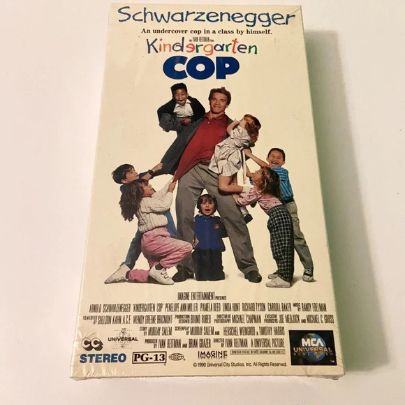 1991  Kindergarten Cop VHS Sealed Arnold Schwarzenegger Movie - Picture 9 of 11
